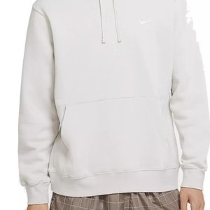 Brand New w/$tags Mens Large Nike Sportsware Club Fleece Hoodie - Light Bone